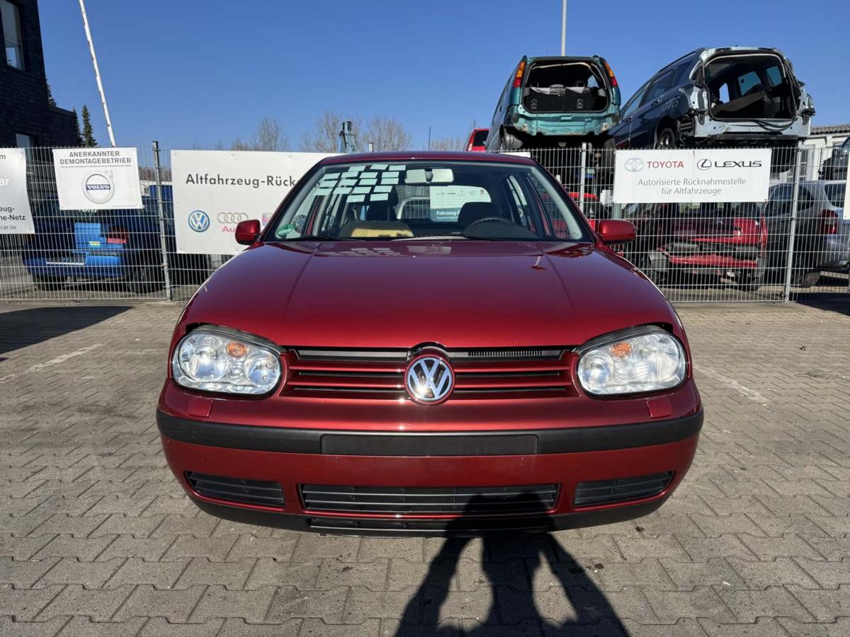 VW Golf 4 original Heckklappe mit Heckscheibe LC3K Canyonred Flie&szlig;heck Bj.2000